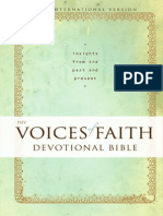 NIV Voices of Faith Devotional Bible: Insights From The Past and Present