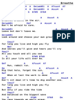 Dark Side of The Moon Chords by Pink Floyd