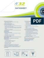 Efm32G890 Datasheet: EFM32G890 Microcontrollers Are Suited For All Battery Operated Applications