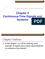 Continuous-Time Signals and Systems