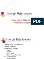 Interest Rate Models