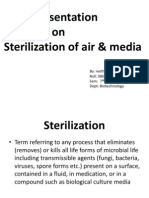 Air & Media Sterilization