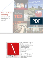 TED: Ads Worth Spreading: and Ideas Worth Spreading To The Ad World