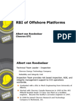 RBI of Offshore Platforms Albert Van Roodselaar