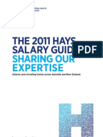 The 2011 Hays Salary Guide: Sharing Our Expertise