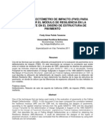 CBR Vs Deflectometro de Impacto para Determinar El Modulo de Resiliencia en La Sub Rasante