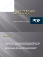 Desenvolvimento de Uma Mina Subterrânea Oficial