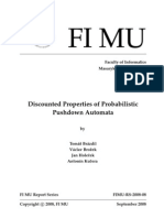 ) W !"#$%&' +,-./012345 Ya - Fi Mu: Discounted Properties of Probabilistic Pushdown Automata