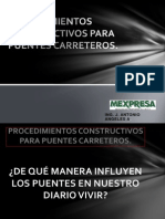 Procedimientos Constructivos para Puentes Carreteros