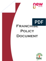 New U - Franchise Policy Document