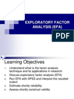 Exploratory Factor Analysis (Efa)