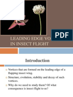 Leading Edge Vortices in Insect Flight