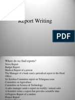 Report Writing