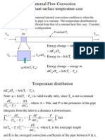 Contant Surface Temp Internal Convection