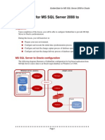 Golden Gate For MS SQL Server 2008 To Oracle