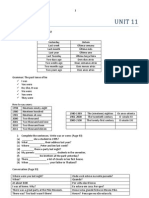 Unit 11: Lesson 1 - Talk About The Past
