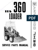 SL360 Skid Loader Parts Manual 902572