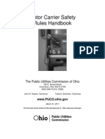 Puco Motor Carrier Safety Rules Handbook