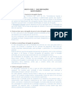 Questionário de Revisão - 1 Prova Direito Das Obrigações