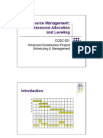 07 Resource Allocation Leveling