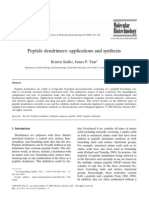 Peptide Dendrimers Aplication and Synthesis