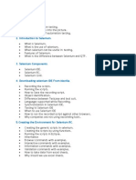 Selenium ToC