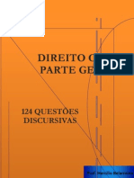 124 Questes de Direito Civil - Parte Geral