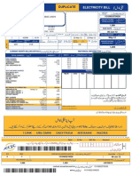 Duplicate: Electricity Bill