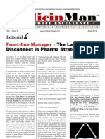 Front-Line Manager - : The Last Mile Disconnect in Pharma Strategy