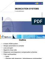 WDM System Design Optiwave