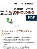 Withholding Taxes