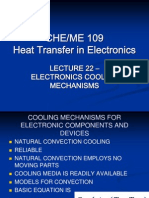 Lecture 22 - Electronics Cooling Mechanisms