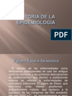 Historia de La Epidemiología