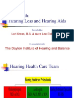 Ear Health: Hearing Loss and Hearing Aids