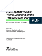 Implementing V32bis Viterbi Decoding On TheTMS320C62xx DSP