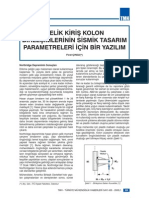 Çelik Kolon Kiriş Birleşimlerinin Sismik Tasarımı-Çelik Sınıfları