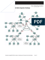 PT Activity 8.6.1: CCNA Skills Integration Challenge: Topology Diagram