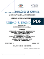 Unidad 5. Promocion