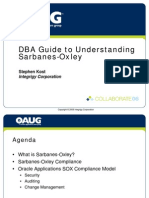 DBA Guide To Understanding Sarbanes Oxley Presentation