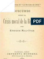 Discurso Crisis Moral República Mac Iver