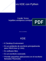 Interfaces KDE Con Python
