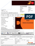 Your Tata Docomo Bill Account No: Summary of Current Charges