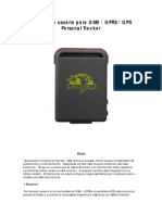 Manual de Usuario para GSM Tracker TK-102