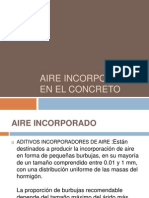 Aire Incorporado en El Concreto