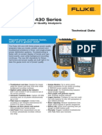 Fluke 434 and 435 Power Quality Analyzer Datasheet