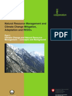 Natural Resource Management and Climate Change Mitigation, Adaptation and REDD+