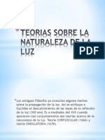 Teorias Sobre La Naturaleza de La Luz