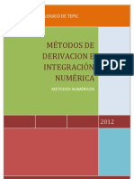 Metodos de Diferenciacion e Integracion Numerica