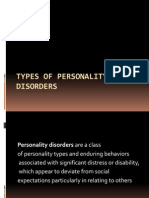 Types of Personality Disorders