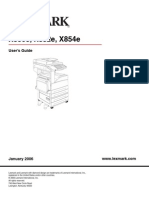 X850e, X852e, X854e: User's Guide